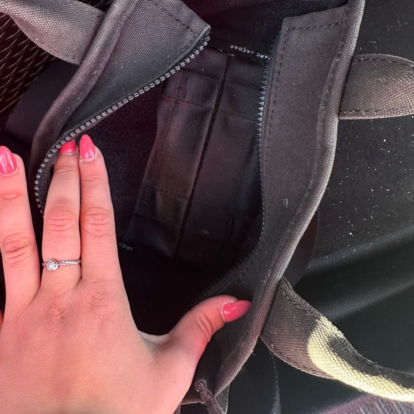 Marc Jacobs black canvas tote bag - Picture 3 of 6